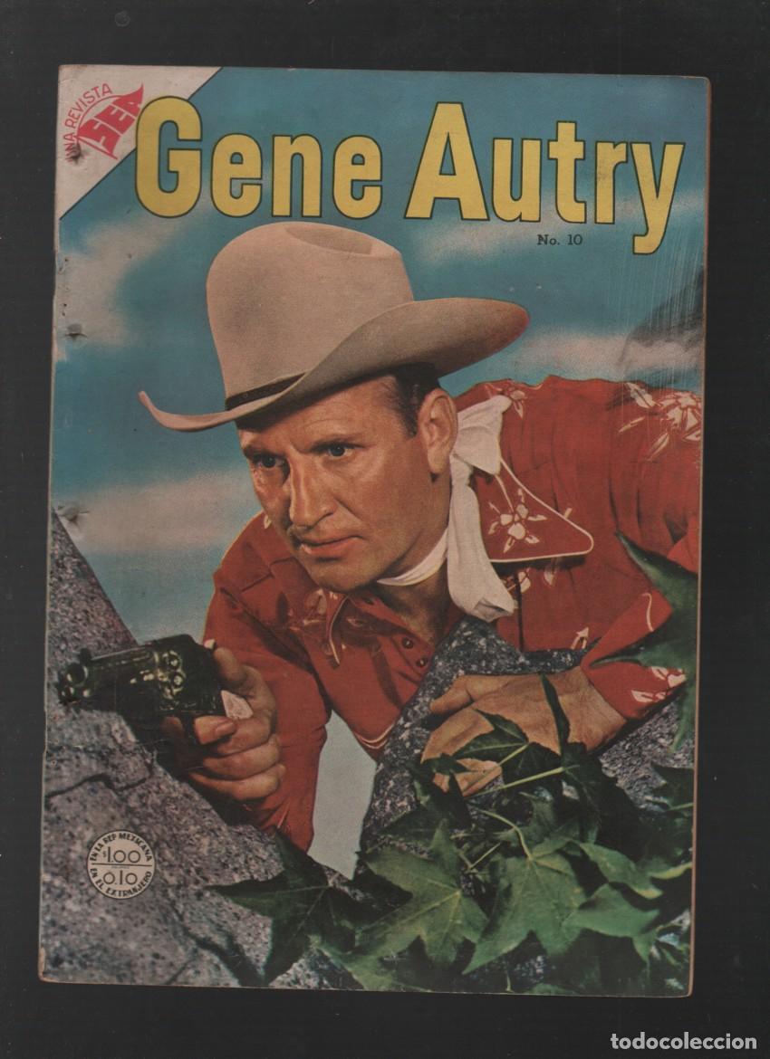 Comics: GENE AUTRY. N.&ordm; 10. A&Ntilde;O I. UNA REVISTA SEA. EDITORIAL NOVARO. 1 &ordm; ENERO 1955