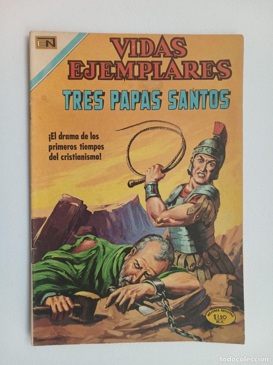 Tebeos: Vidas Ejemplares n&deg; 308 (1970) - Tres Papas Santos! - original editorial Novaro