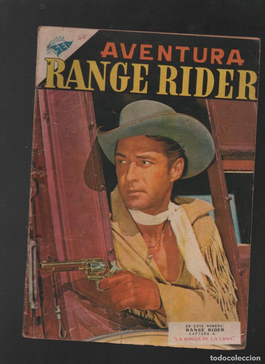 Comics: AVENTURA. N.&ordm; 44. A&Ntilde;O III. RANGE RIDER. UNA REVISTA SEA. EDITORIAL NOVARO. 15 SEPTIEMBRE 1956
