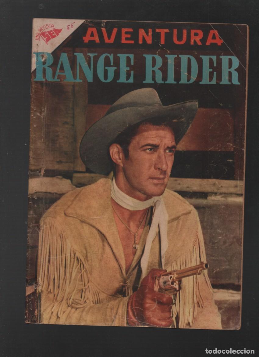 Comics: AVENTURA. N.&ordm; 55. A&Ntilde;O IV. RANGE RIDER. UNA REVISTA SEA. EDITORIAL NOVARO. 1 &ordm; MARZO 1957