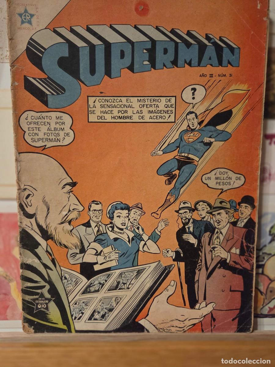 Tebeos: SUPERMAN EDITORIAL NOVARO N&ordm; 1 jULIO 1954(USA ACTION COMICS 185 A&Ntilde;O 1953)