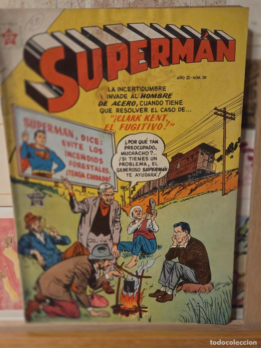 Tebeos: SUPERMAN EDITORIAL NOVARO N&ordm; 38 j 15 OCTUBRE 1954(USA SUPERBOY 27 A&Ntilde;O 1953)