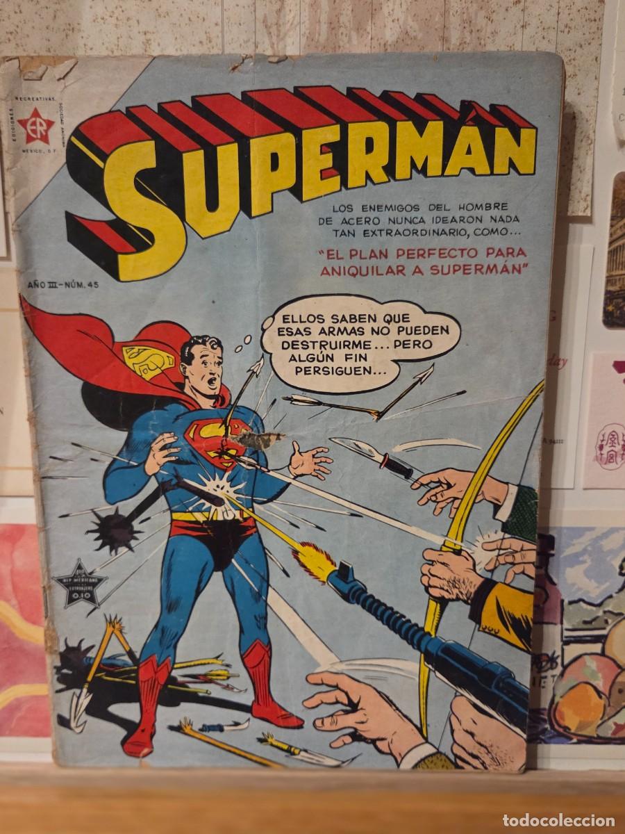Tebeos: SUPERMAN EDITORIAL NOVARO N&ordm; 45 1 FEBRERO 1955(USA ACTION COMICS A&Ntilde;O 1953)