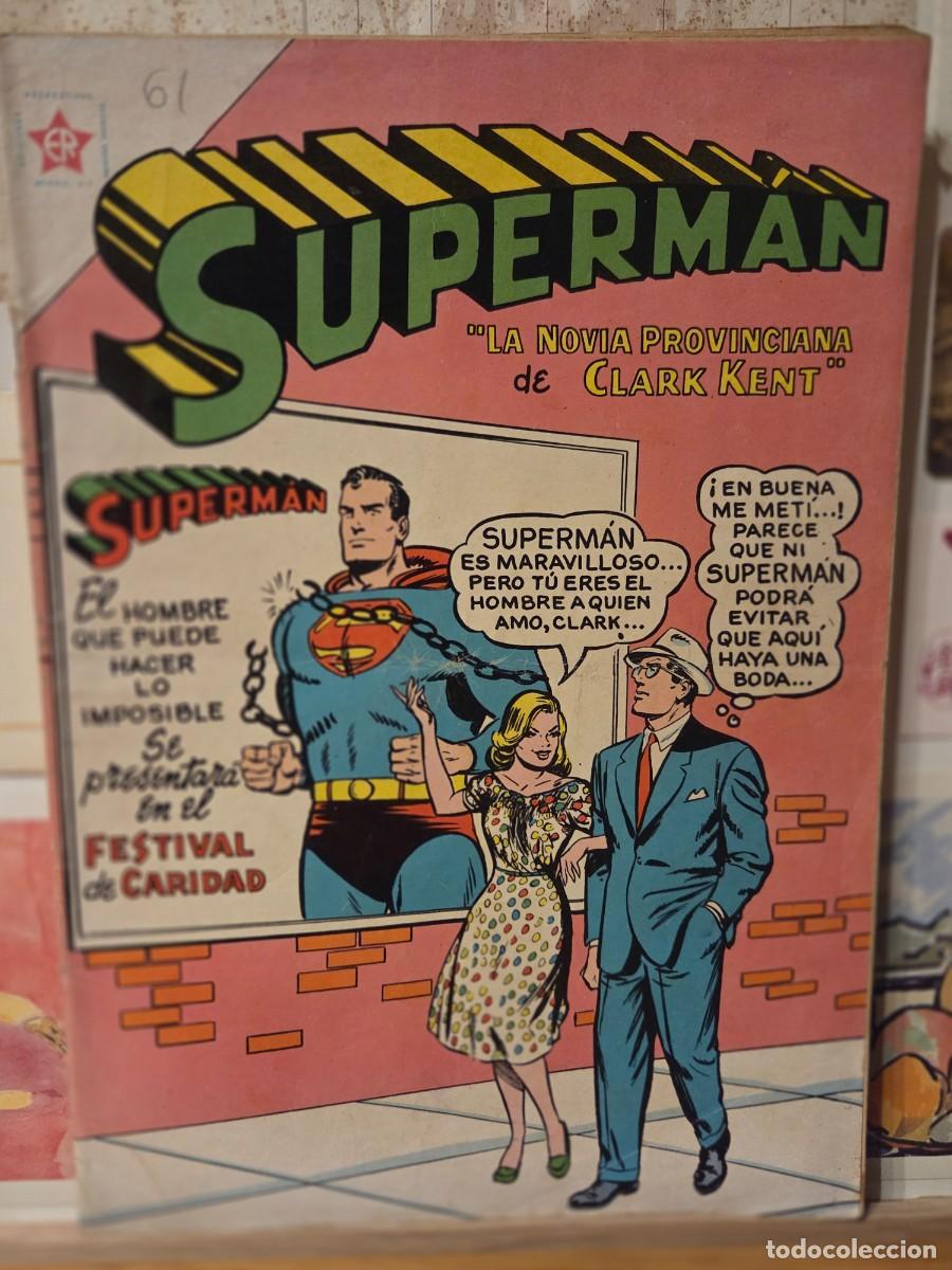 Tebeos: LOTE SUPERMAN NOVARO N&ordm; 61/62/63/64/65 A&Ntilde;O 1955