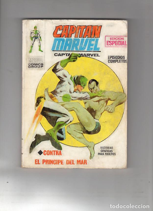 Tebeos: CAPITAN MARVEL 02 (CONTRA EL PR&Iacute;NCIPE DEL MAR)- VERTICE TACO, 1969- 128 PAGS