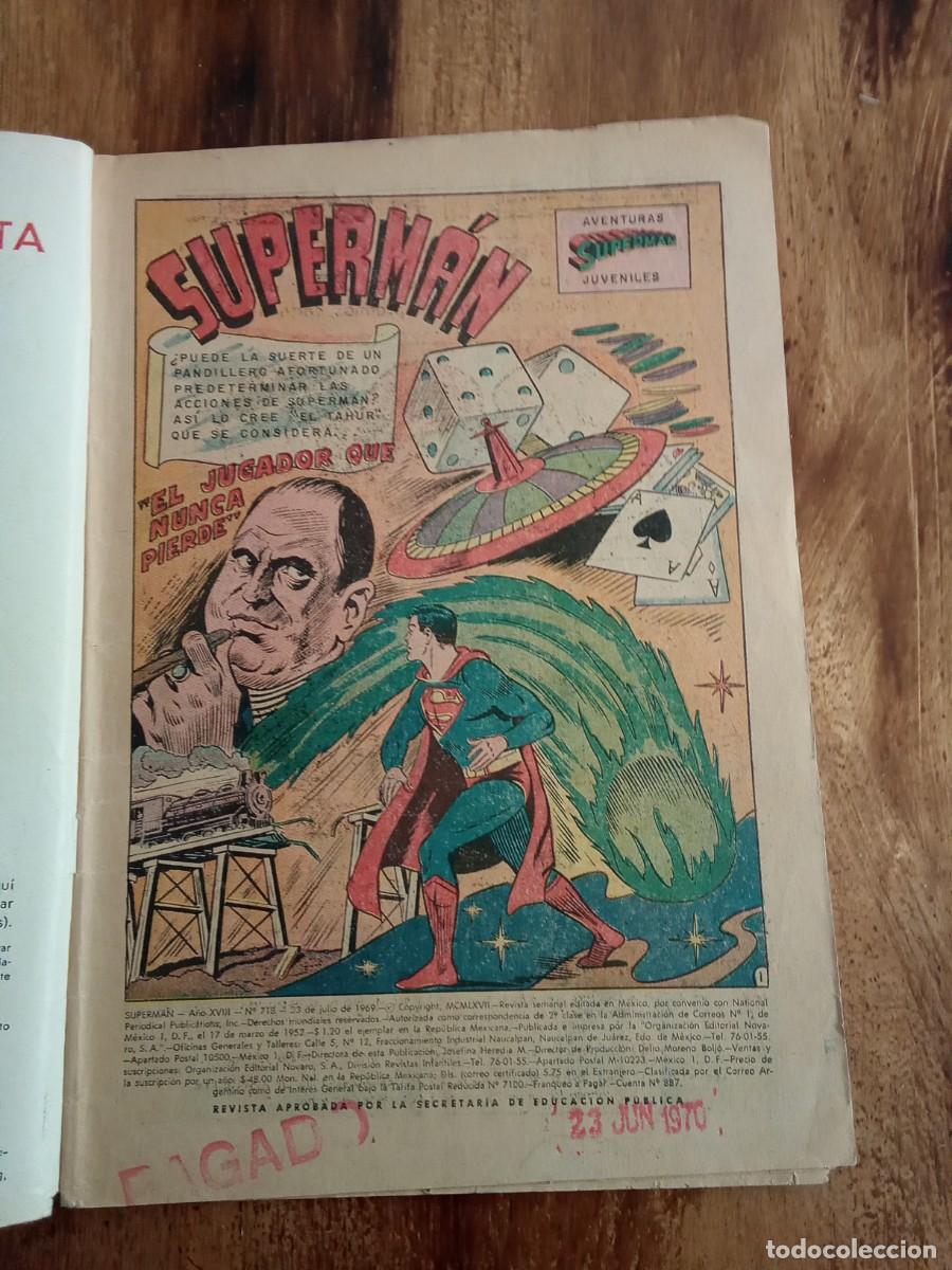 Tebeos: Superman n&uacute;mero 718 editorial Novaro. - Foto 3