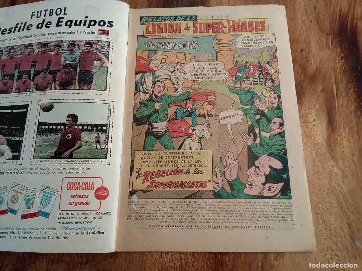 Tebeos: Superman n&uacute;mero 682 editorial Novaro. - Foto 4