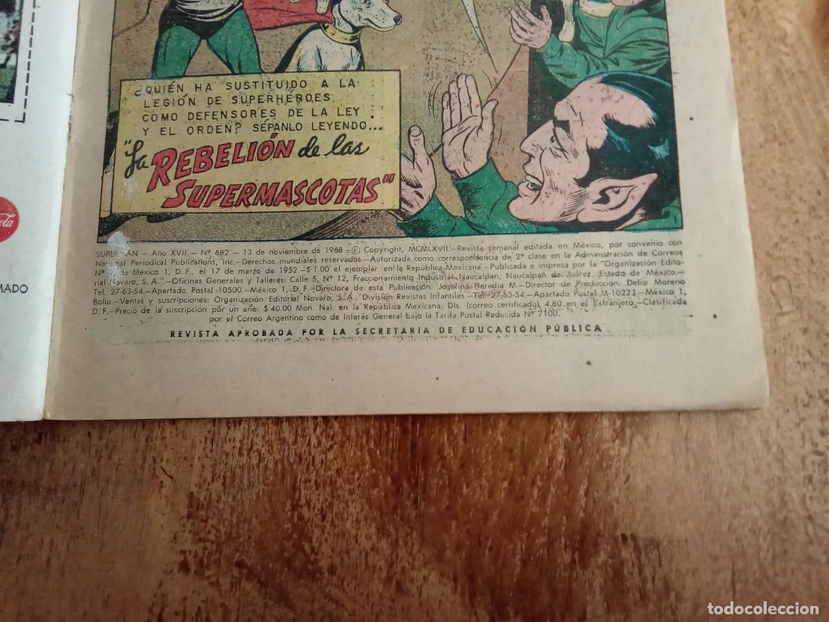 Tebeos: Superman n&uacute;mero 682 editorial Novaro. - Foto 5