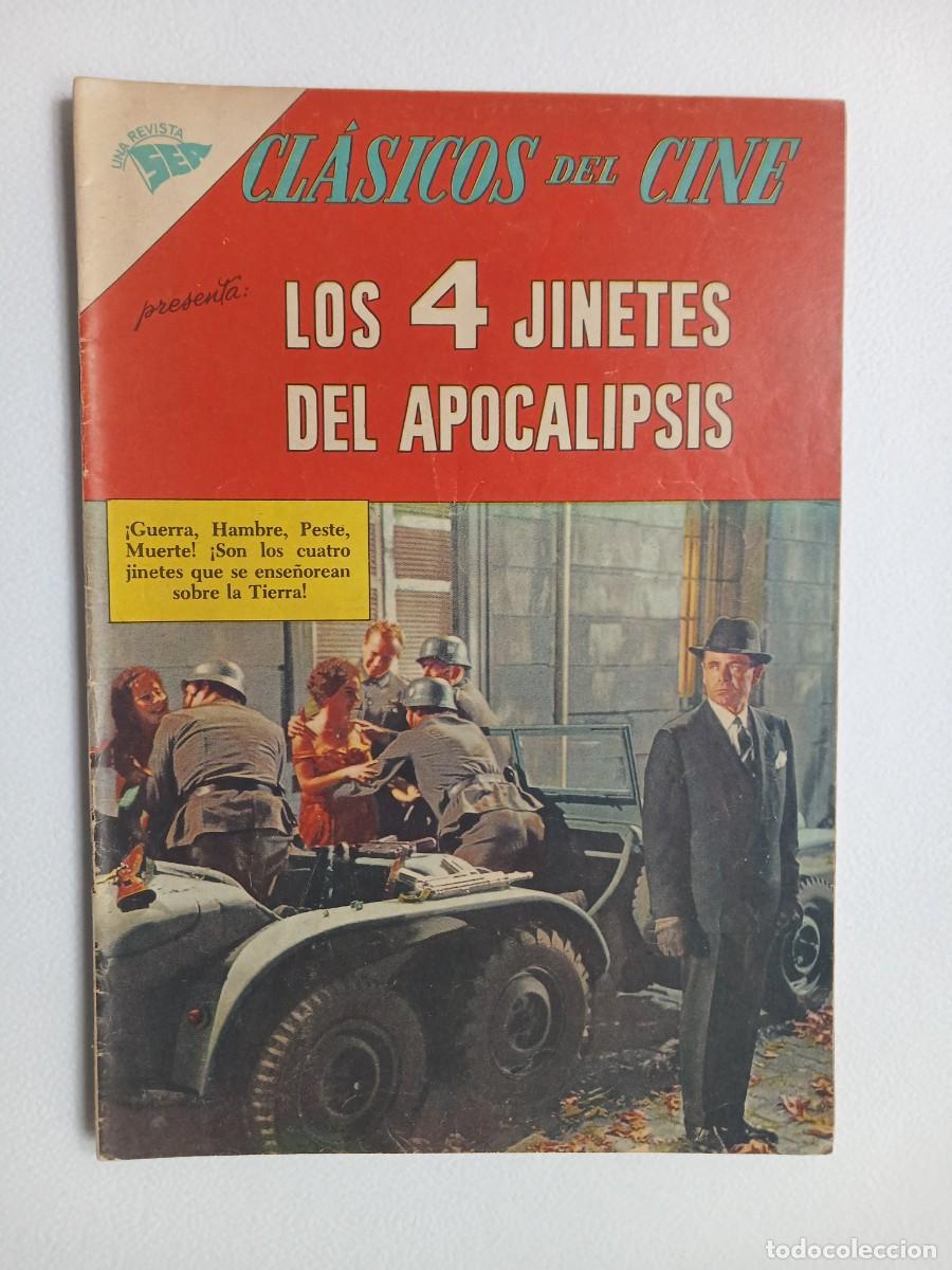Tebeos: Cl&aacute;sicos del cine n&deg; 77 - Los 4 jinetes del Apocalipsis - original editorial Novaro