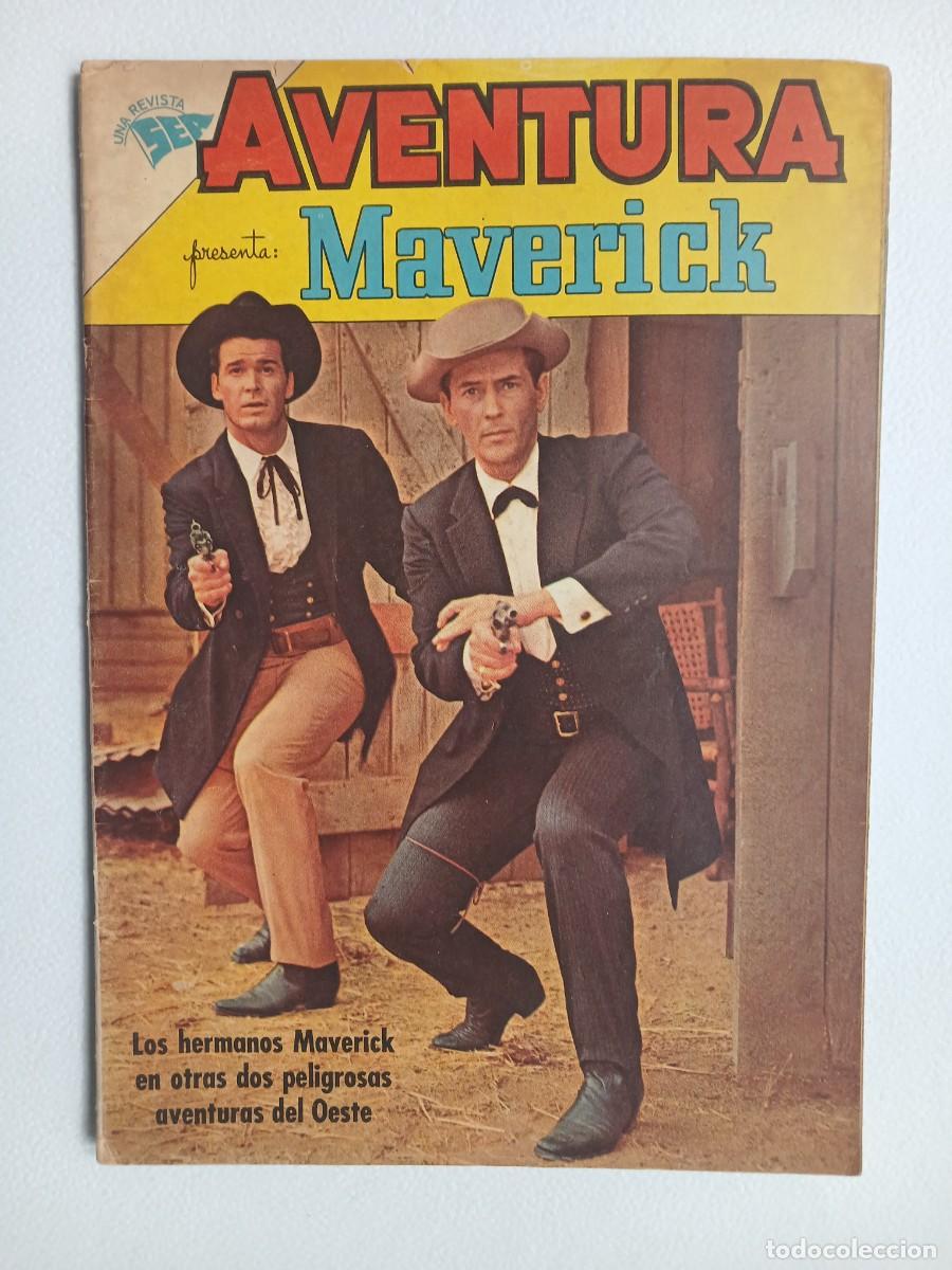 Tebeos: Aventura n&deg; 218 (1962) - Maverick! - original editorial Novaro