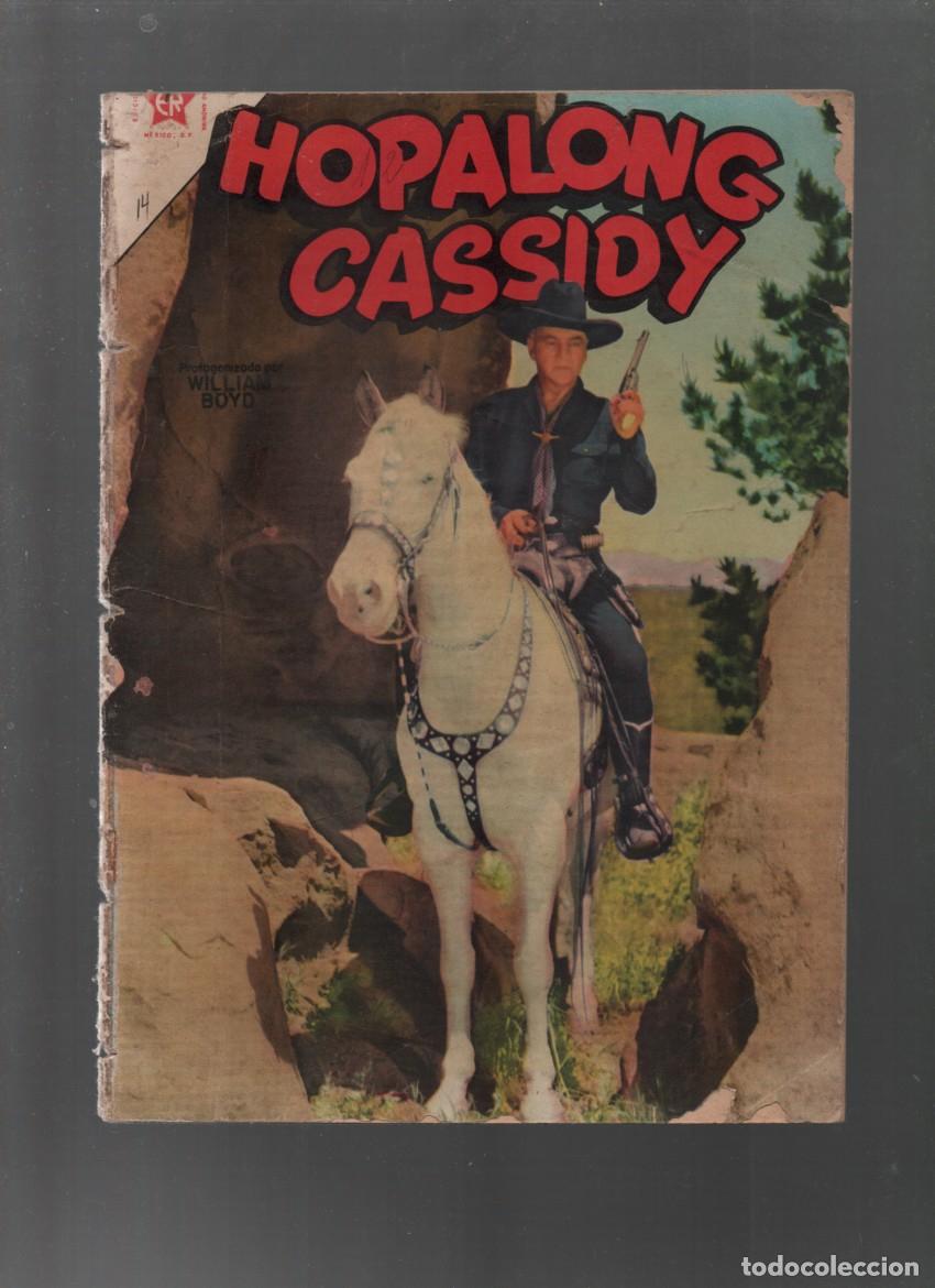 Tebeos: HOPALONG CASSIDY. A&Ntilde;O II. N&Uacute;M: 14. NOVARO. ERSA. 1 &ordm; DE JULIO DE 1955