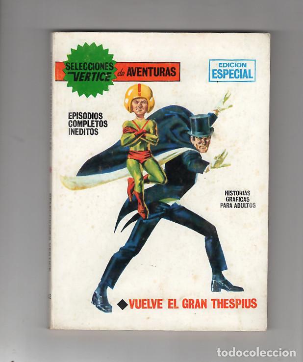 Tebeos: SELECCIONES VERTICE DE AVENTURAS 42 (VUEVE EL GRAN THESPIUS)- VERTICE TACO, 128 PAGS MBE