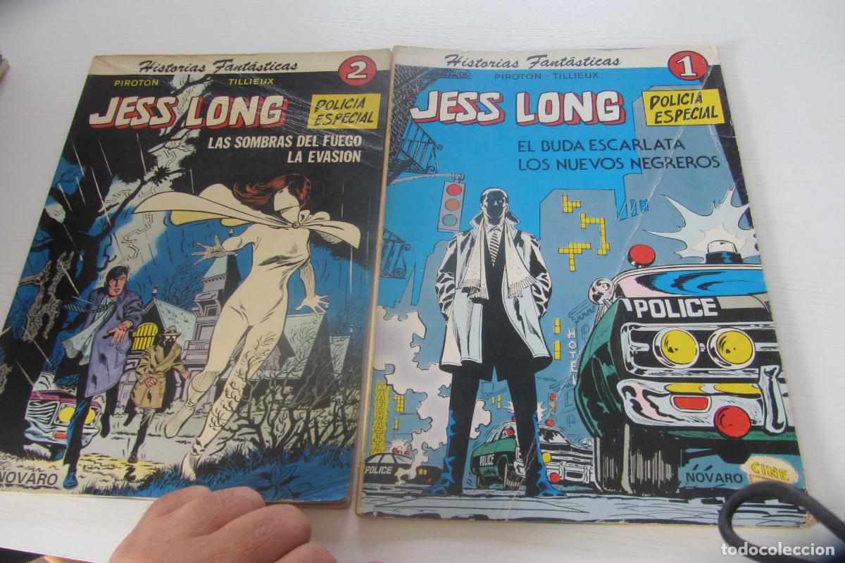 Tebeos: JESS LONG,POLICIA ESPECIAL-N&ordm;1 Y N&ordm;2 COMPLETA-EDITORIAL NOVARO. arx241