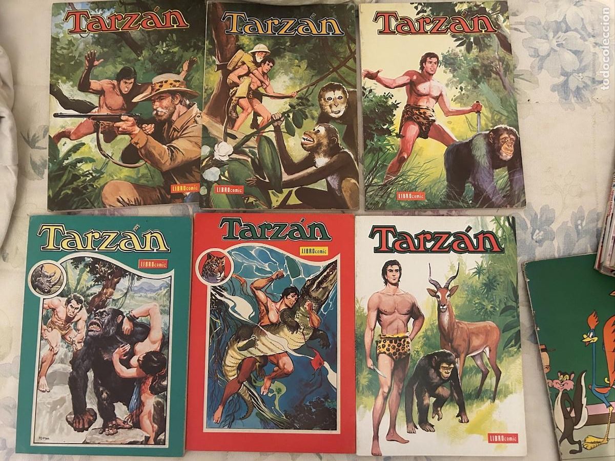 Tebeos: tarzan librocomic libro comic tomo VII-XIII-XL-LVI-XLIII-XLV SE VENDEN SUELTOS