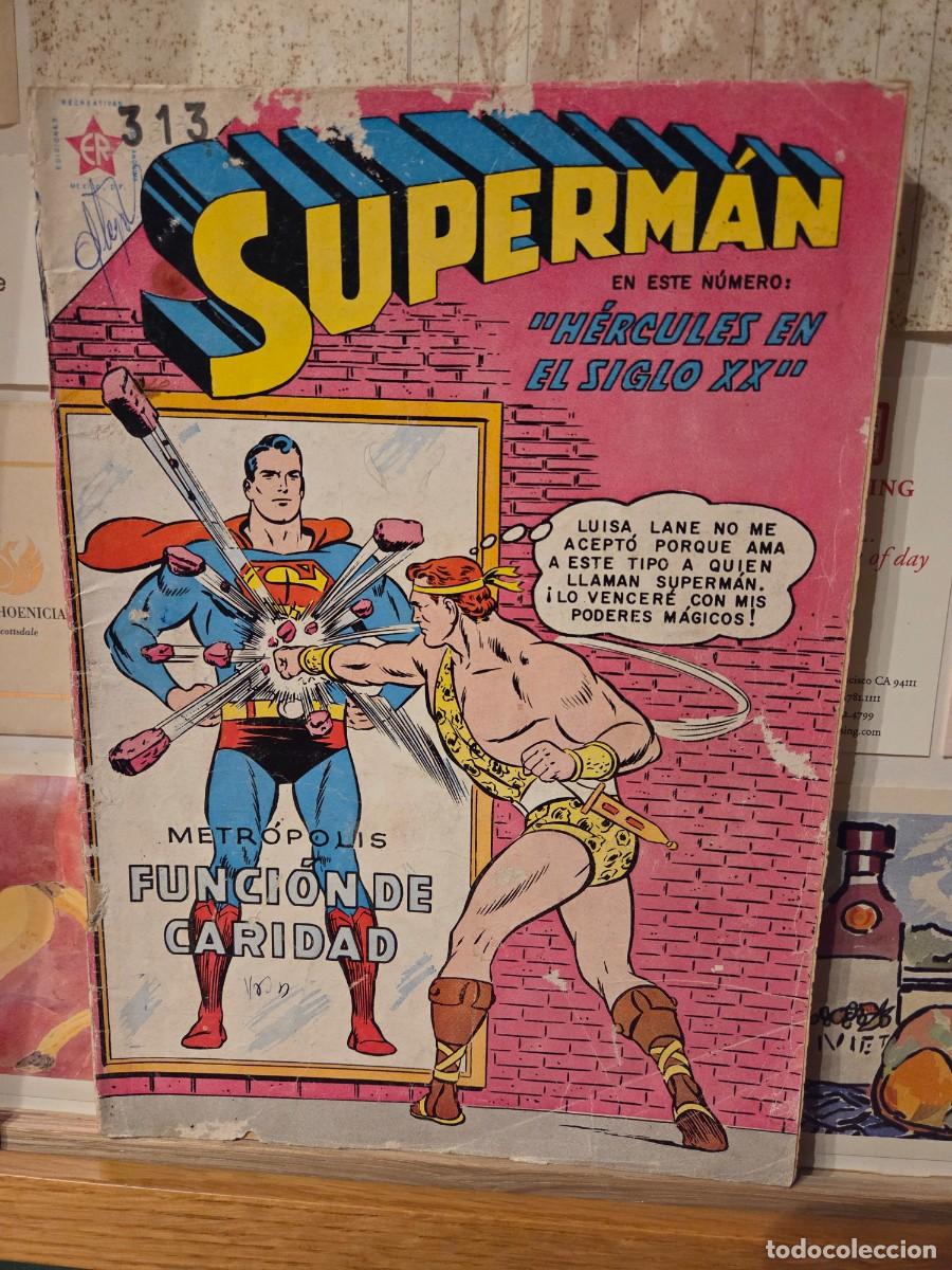 Tebeos: SUPERMAN EDITORIAL NOVARO N&ordm; 313 18 OCTUBRE 1961 (usa ACTION COMICS 264 A&Ntilde;O 1960)