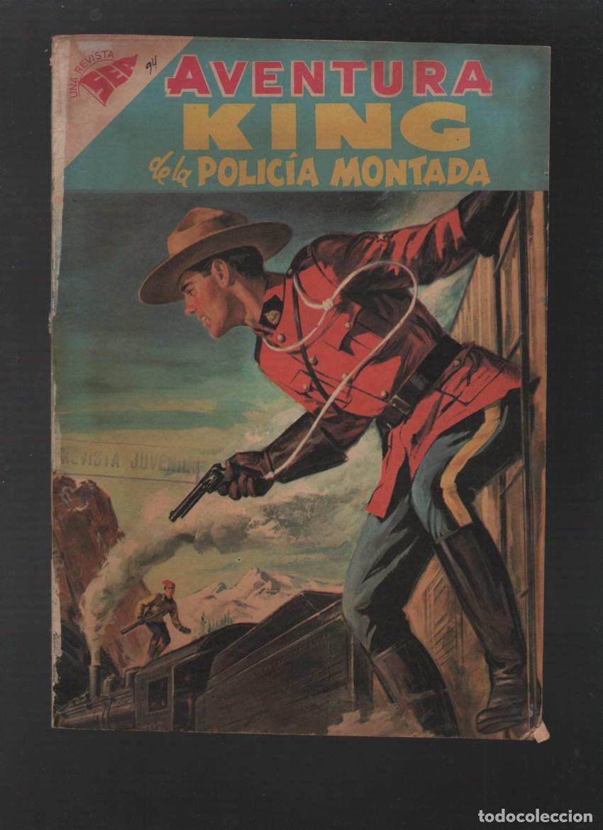 Tebeos: AVENTURA, N.&ordm; 94. A&Ntilde;O V. KING DE LA POLICIA MONTADA. REVISTA SEA. EDITORIAL NOVARO. OCTUBRE 1958