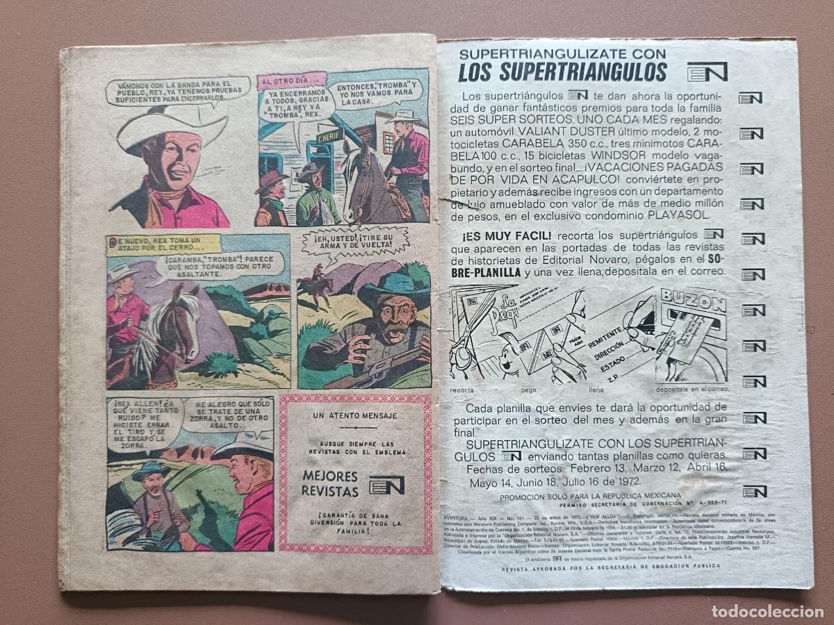 Tebeos: REX ALLEN- N&Uacute;MERO 741 - Foto 4