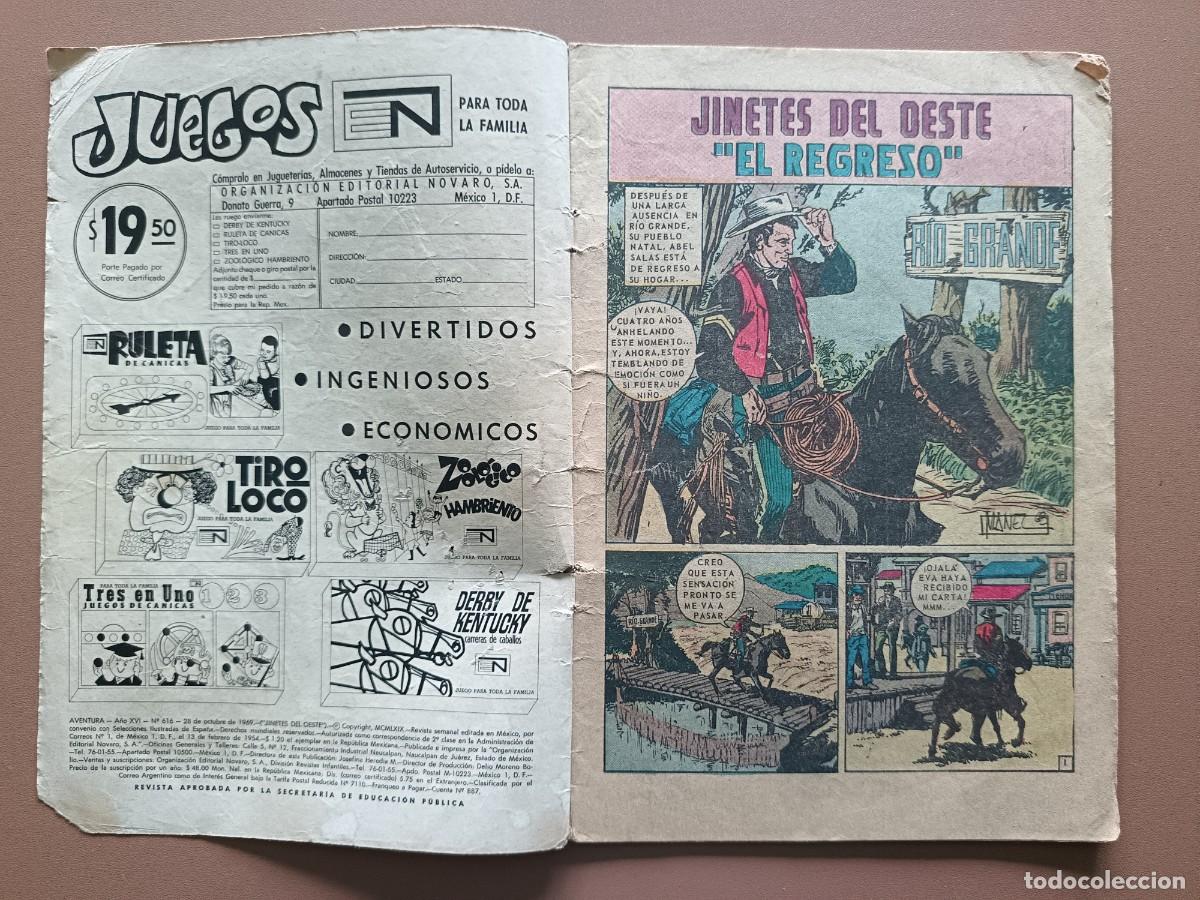 Tebeos: JINETES DEL OESTE- N- 616 - Foto 2