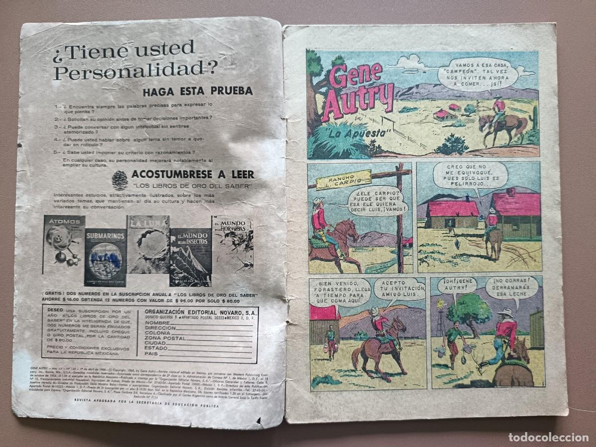 Tebeos: GENE AUTRY- N&Uacute;MERO- 145 - Foto 2
