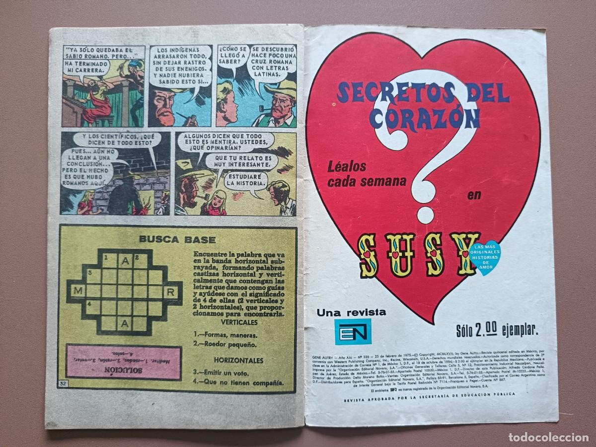 Tebeos: GENE AUTRY- N&Uacute;MERO- 320 - Foto 4