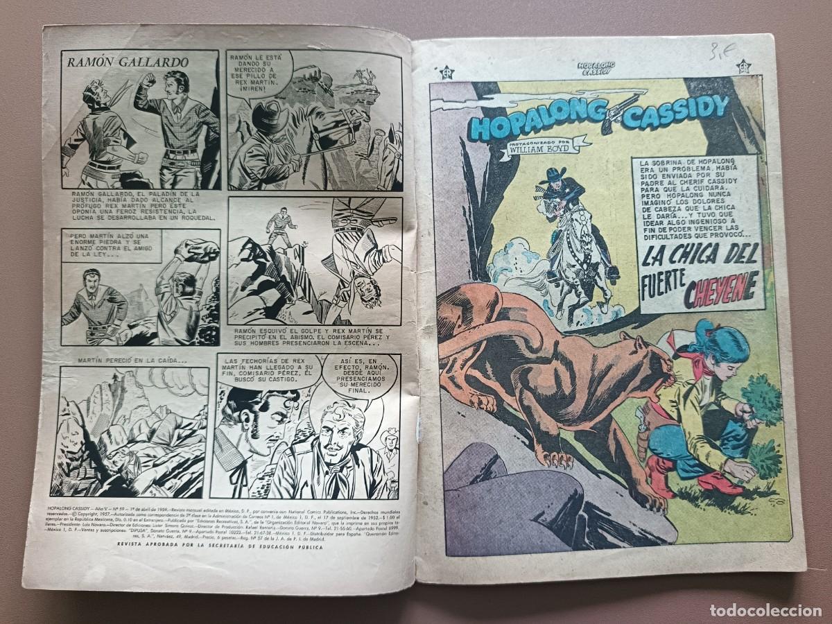 Tebeos: HOPALONG CASSIDY- N&Uacute;MERO- 59 - Foto 2