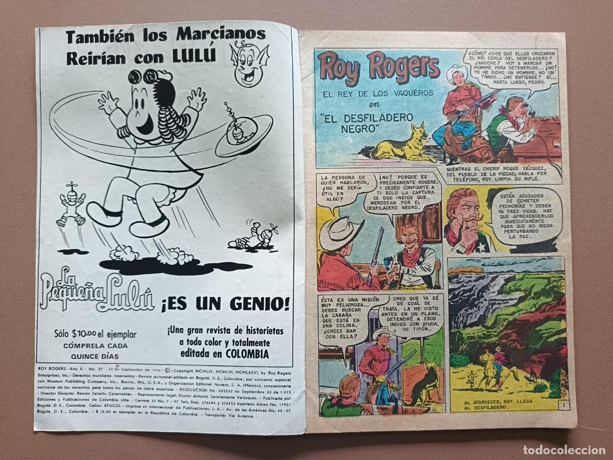 Tebeos: ROY ROGERS- N&Uacute;MERO- 27 (COLOMBIA) - Foto 2