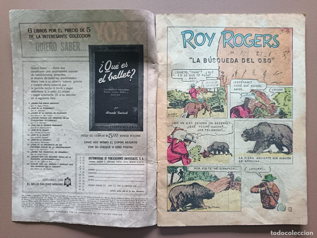 Tebeos: ROY ROGERS- N&Uacute;MERO- 153 - Foto 2