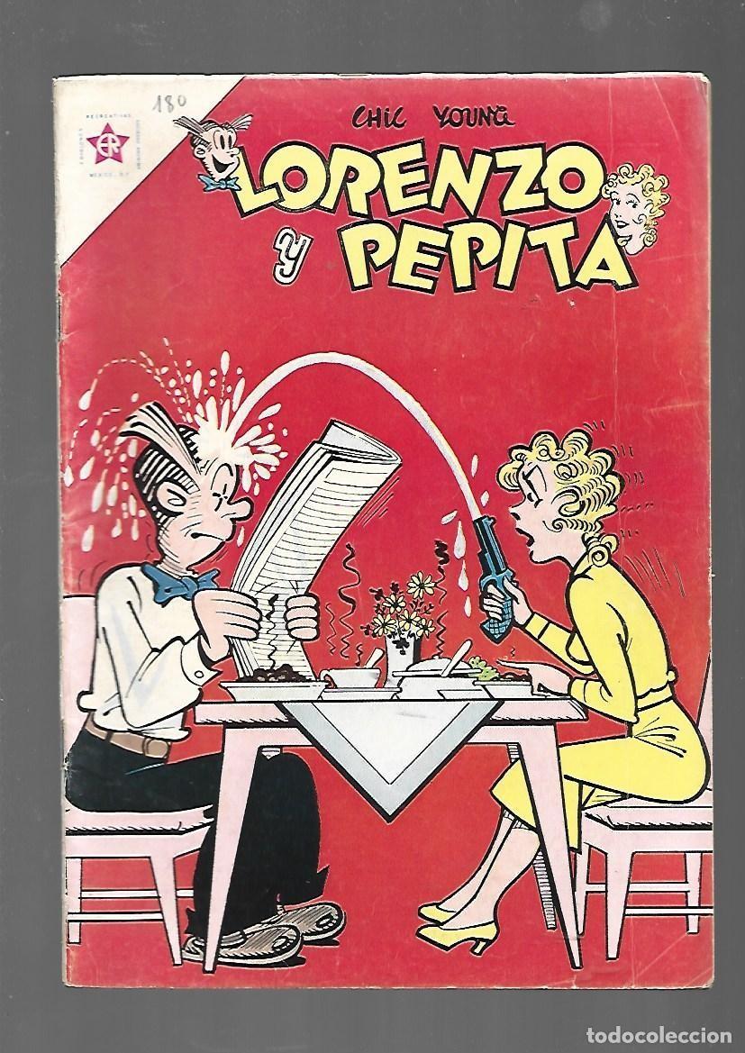 Tebeos: Lorenzo y Pepita, 180, 1962, Ediciones Recreativas, muy buen estado