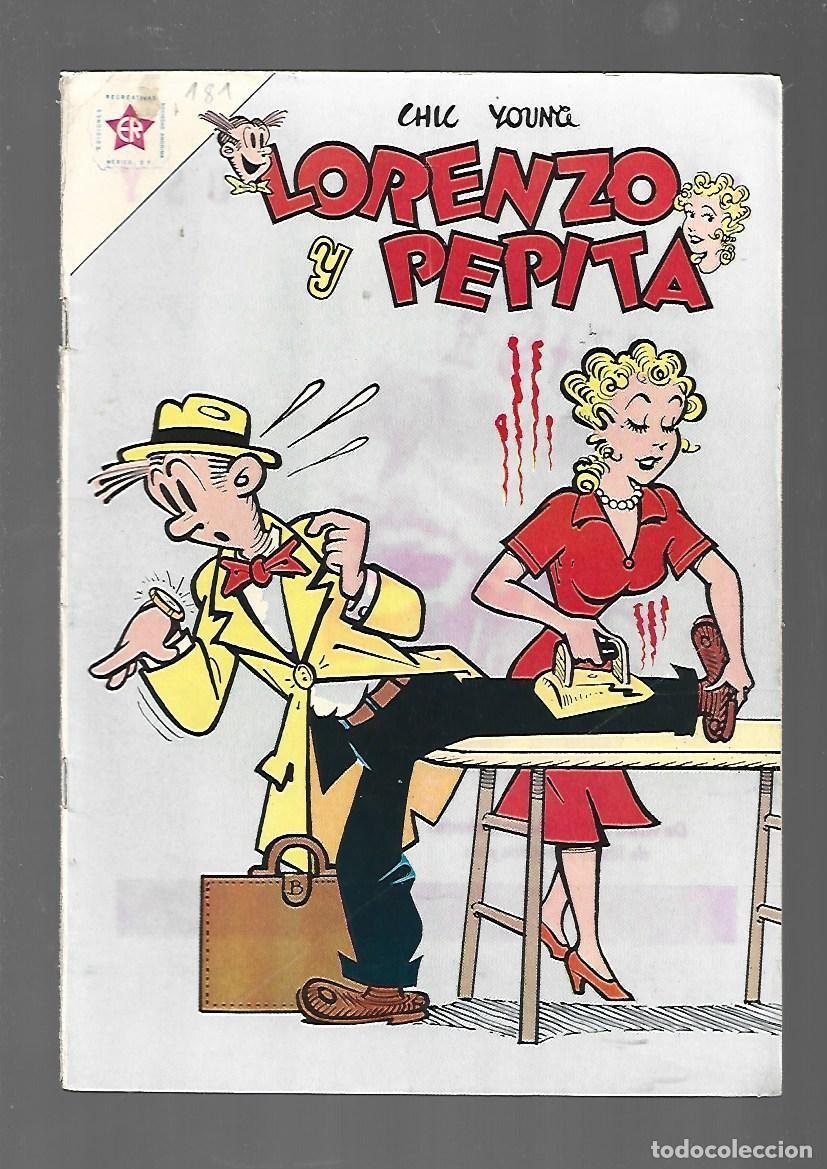 Tebeos: Lorenzo y Pepita, 181, 1962, Ediciones Recreativas, muy buen estado
