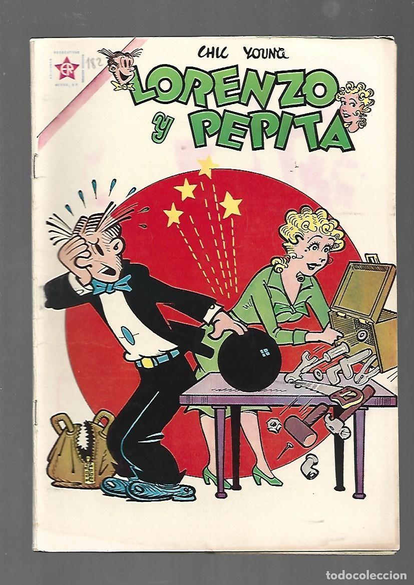 Tebeos: Lorenzo y Pepita, 182, 1962, Ediciones Recreativas, muy buen estado