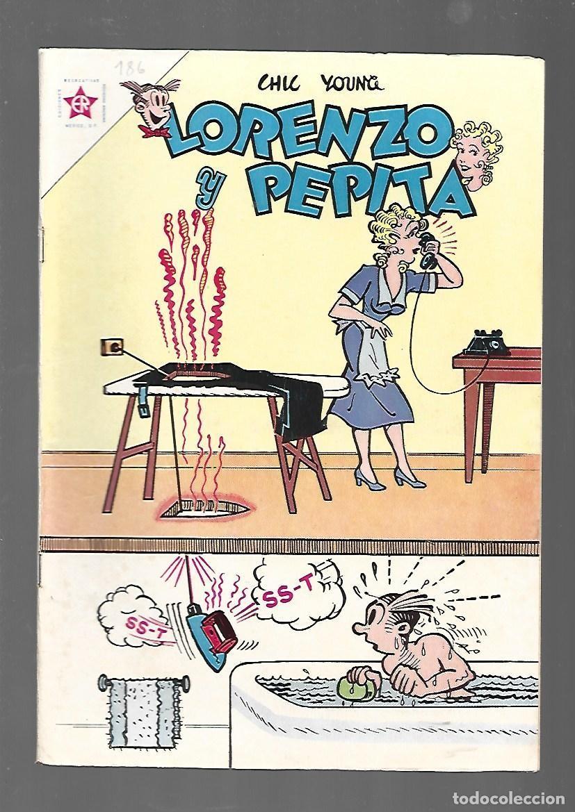 Tebeos: Lorenzo y Pepita, 186, 1962, Ediciones Recreativas, muy buen estado