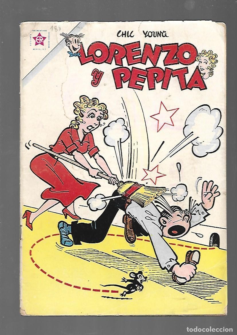 Tebeos: Lorenzo y Pepita, 188, 1962, Ediciones Recreativas, muy buen estado