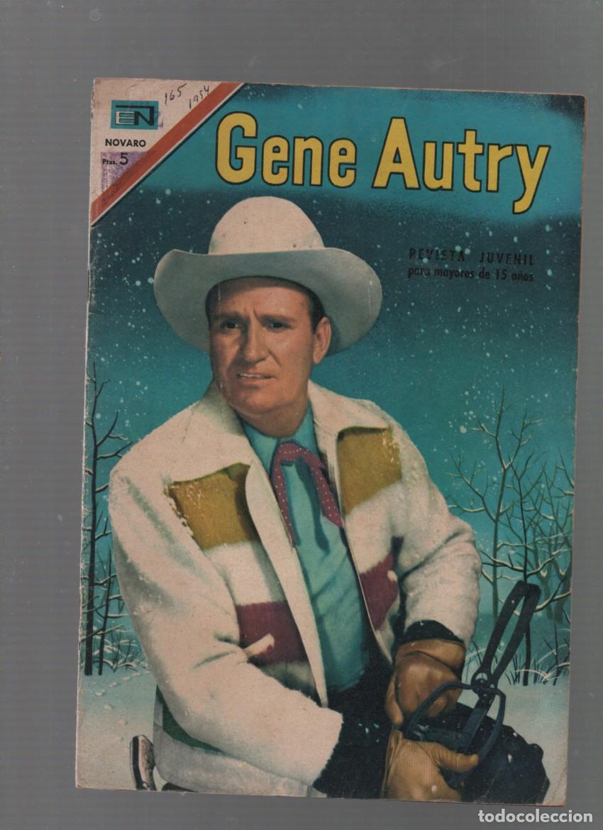 Tebeos: GENE AUTRY. N.&ordm; 165. EDITORIAL NOVARO. 1&ordm; DICIEMBRE DE 1967