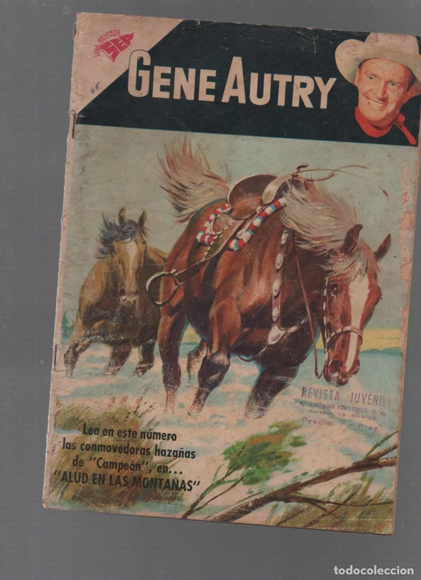Tebeos: GENE AUTRY. N.&ordm; 65. EDITORIAL NOVARO. 1&ordm; DE AGOSTO DE 1959. UNA REVISTA SEA.