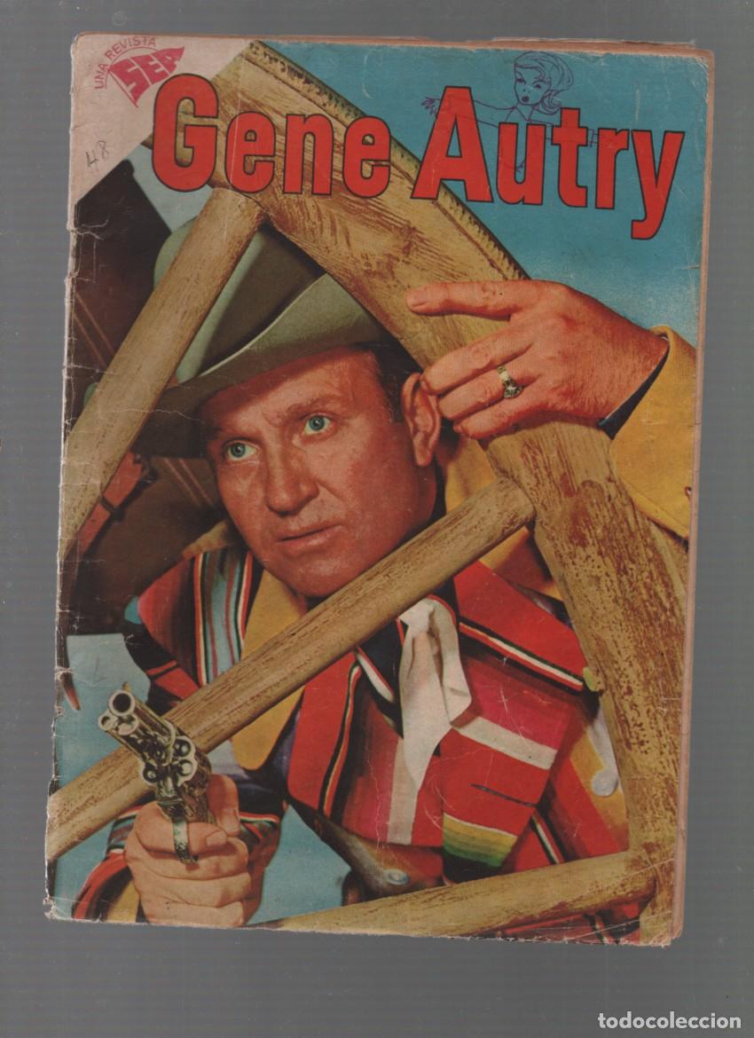 Tebeos: GENE AUTRY. N.&ordm; 48. EDITORIAL NOVARO. 1&ordm; DE MARZO DE 1958. UNA REVISTA SEA.