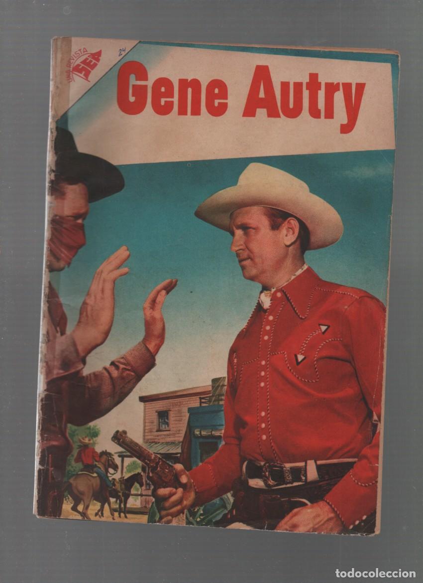 Tebeos: GENE AUTRY. N.&ordm; 24. EDITORIAL NOVARO. 1&ordm; DE MARZO DE 1956. UNA REVISTA SEA.