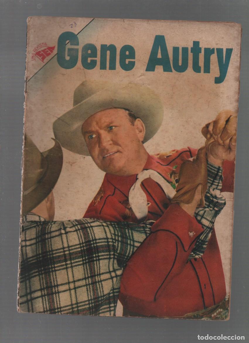 Tebeos: GENE AUTRY. N.&ordm; 23. EDITORIAL NOVARO. 1&ordm; DE FEBRERO DE 1956. UNA REVISTA SEA.
