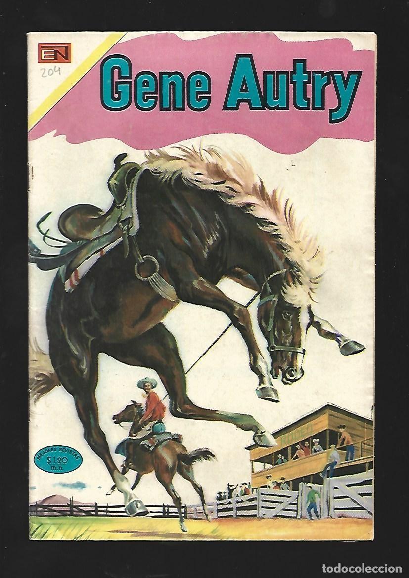 Tebeos: Gene Autry, 204, 1970, Novaro, buen estado