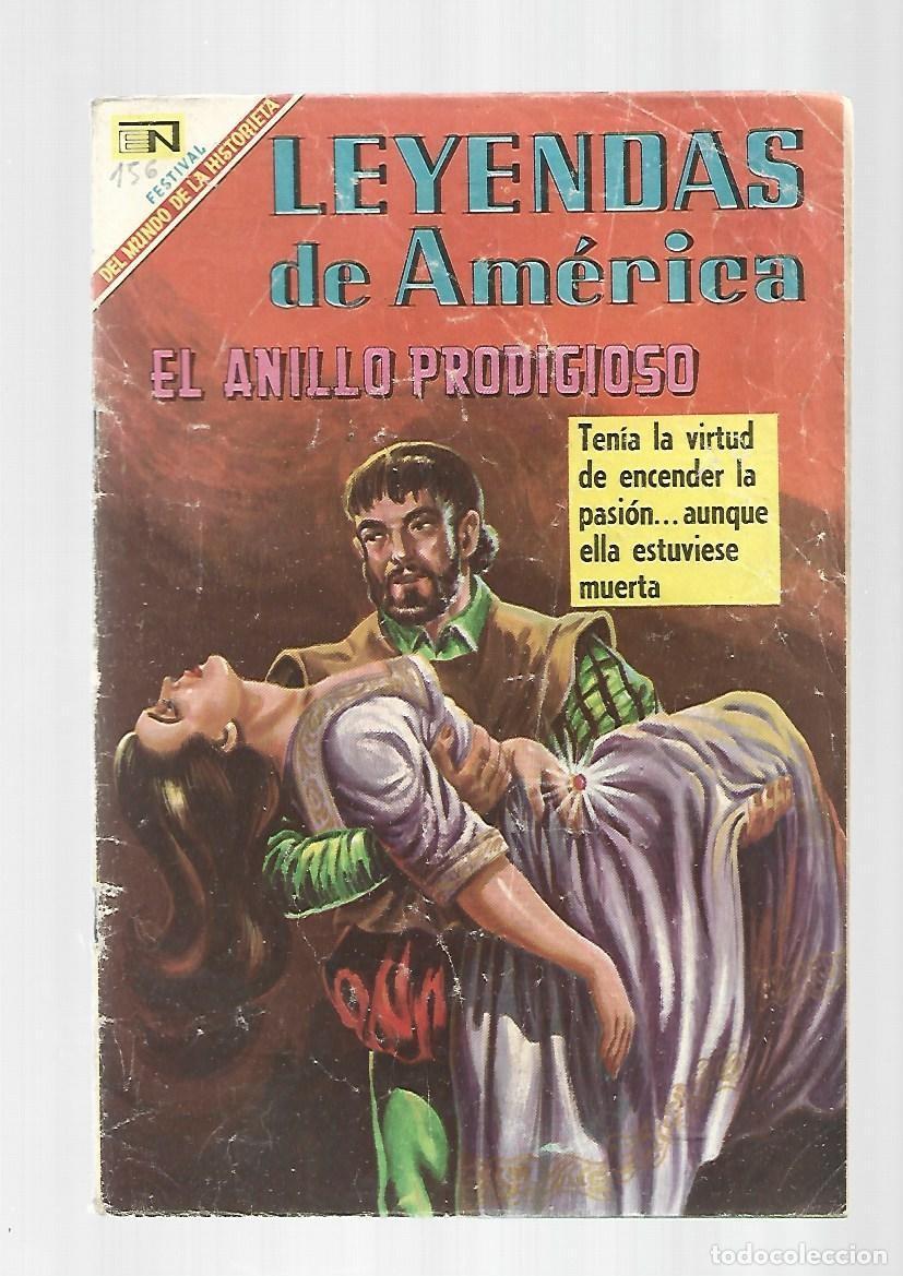 Tebeos: Leyendas de Am&eacute;rica, 156: el anillo prodigioso, 1969, Novaro, buen estado
