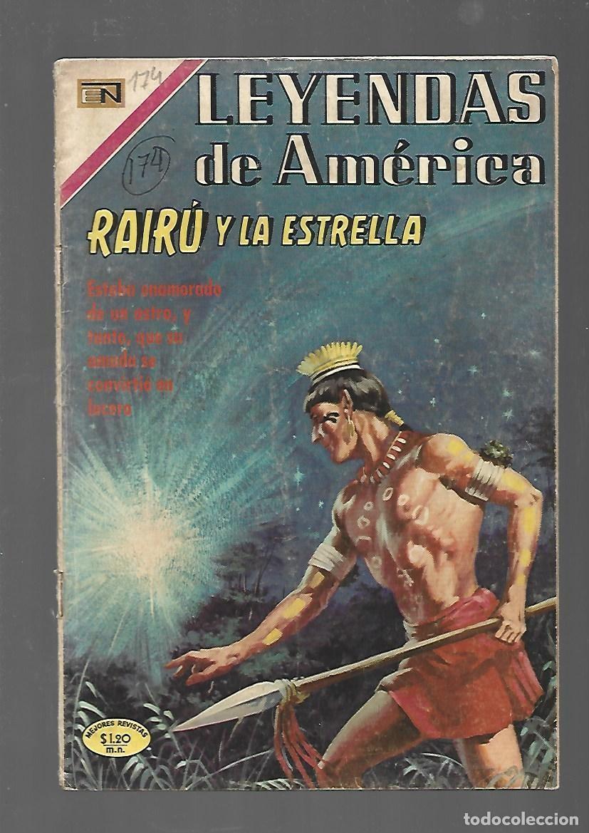 Tebeos: Leyendas de Am&eacute;rica, 174: Rair&uacute; y la estrella, 1970, Novaro, buen estado