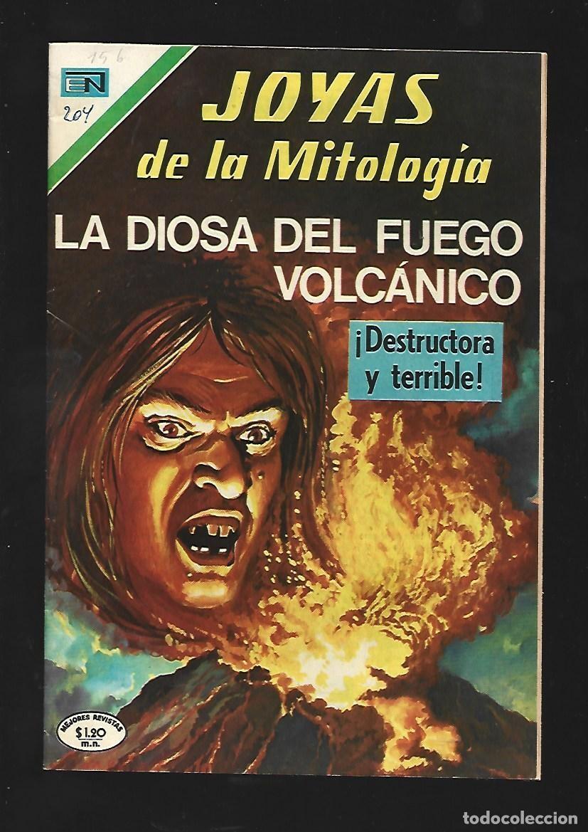 Tebeos: Joyas de la mitolog&iacute;a, 156: la diosa del fuego volc&aacute;nico, 1971, Novaro, muy buen estado