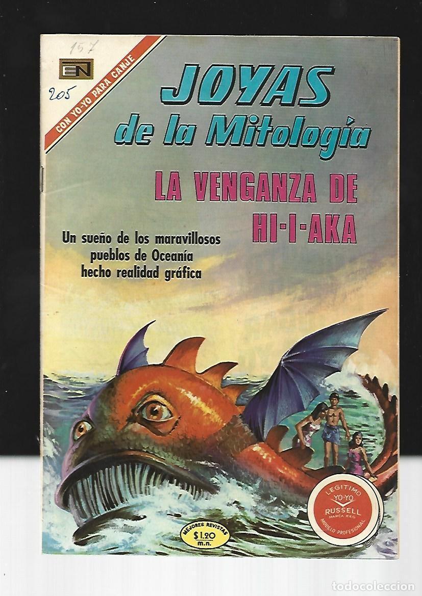 Tebeos: Joyas de la mitolog&iacute;a, 157: la venganza de Hi-I-Aka, 1971, Novaro, muy buen estado