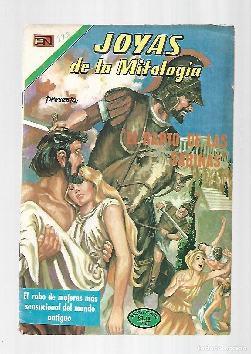 Tebeos: Joyas de la mitolog&iacute;a, 178: el rapto de las sabinas, 1972, Novaro, muy buen estado