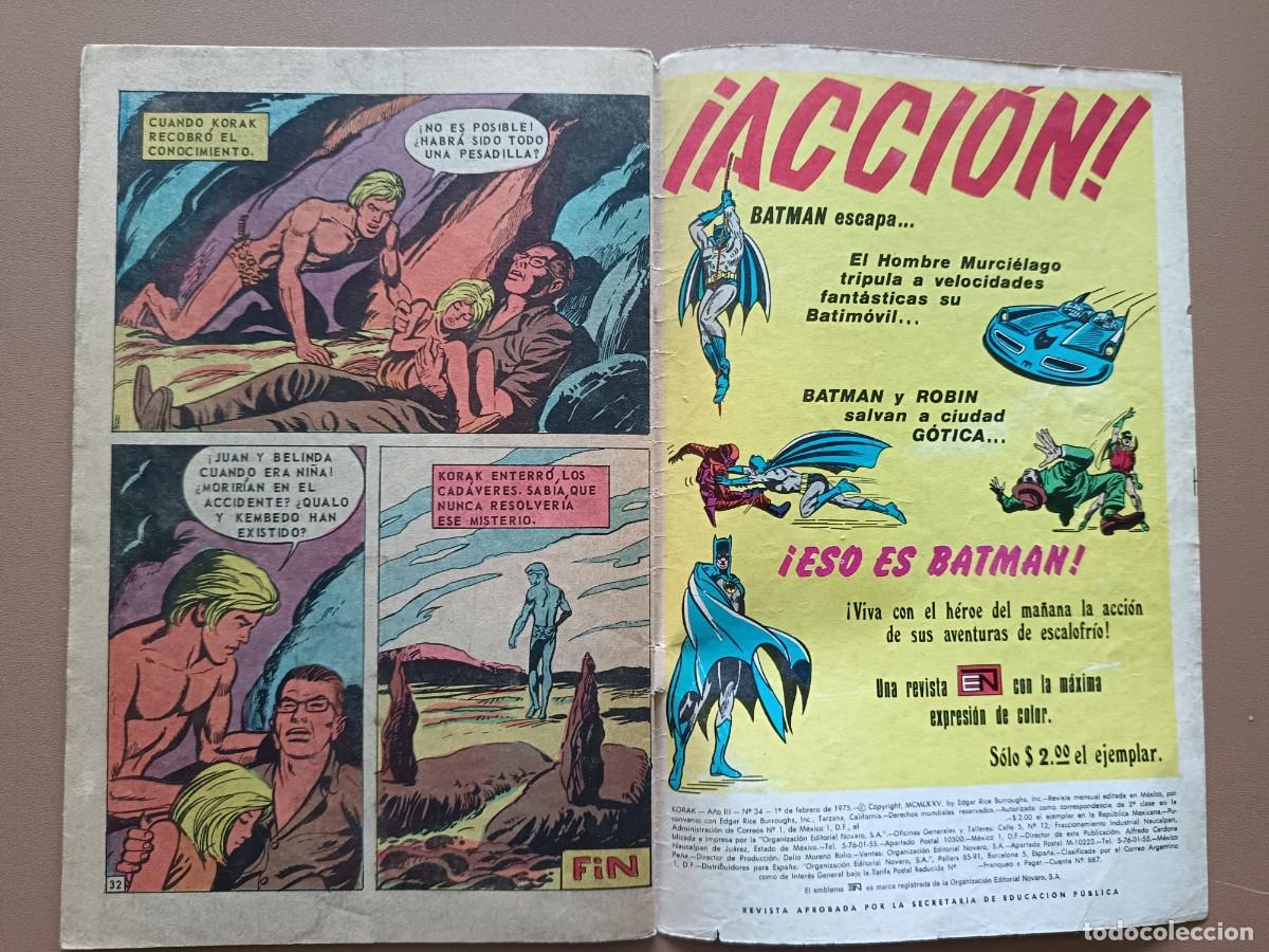 Tebeos: KORAK EL HIJO DE TARZ&Aacute;N- N&ordm;- 34 - Foto 4