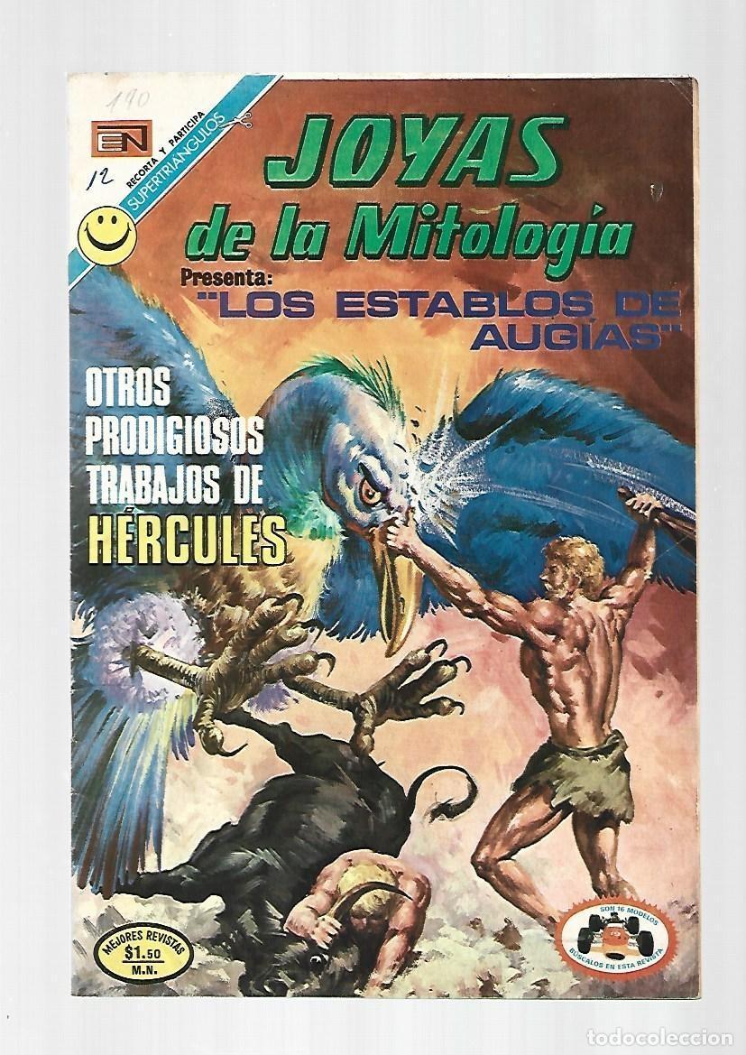 Tebeos: Joyas de la mitolog&iacute;a, 190: los establos de Aug&iacute;as, 1972, Novaro, muy buen estado