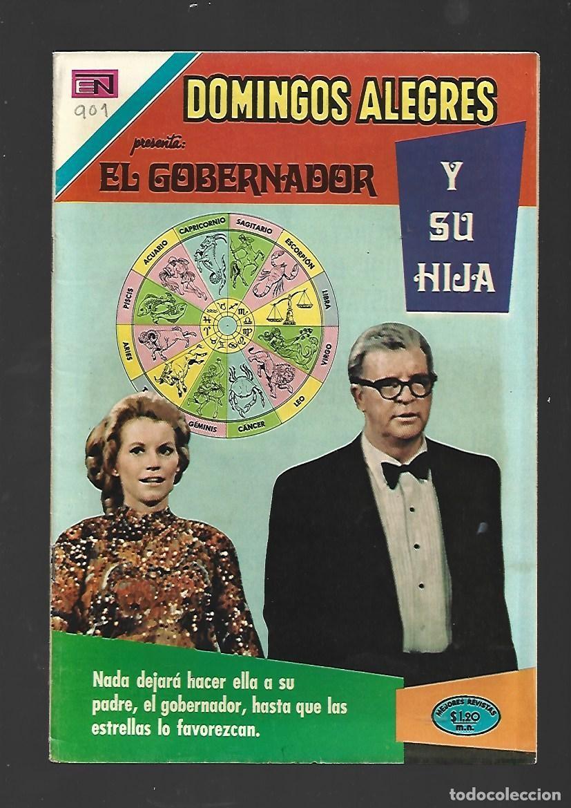 Tebeos: Domingos alegres, 901: el gobernador y su hija, 1971, Novaro, muy buen estado