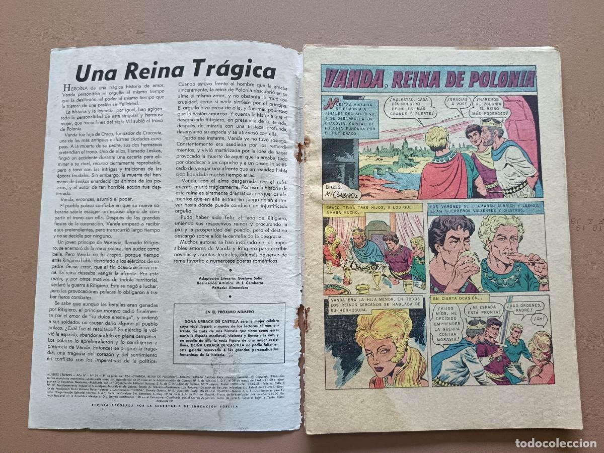 Tebeos: MUJERES C&Eacute;LEBRES- N&ordm;-39 - Foto 2