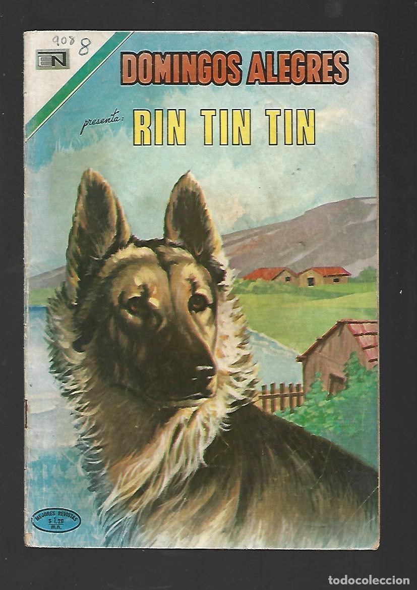 Tebeos: Domingos alegres, 908: Rin Tin Tin, 1971, Novaro, buen estado