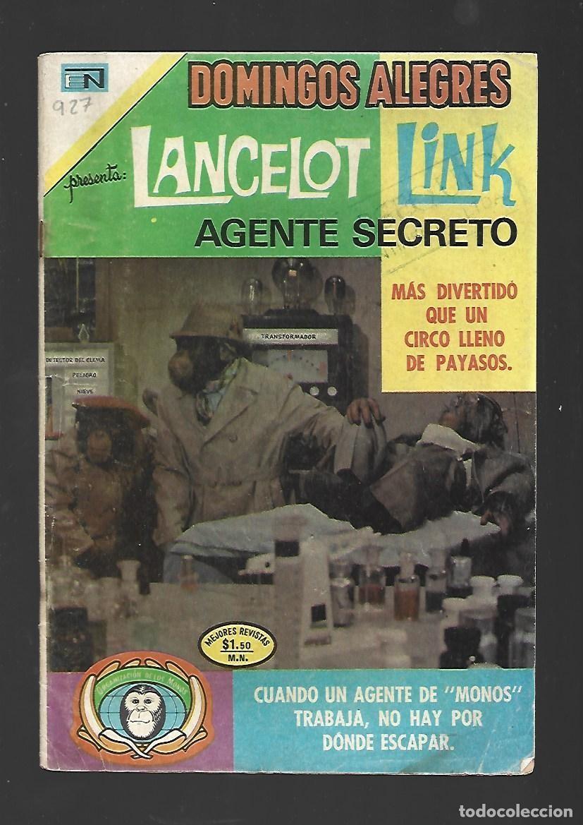 Tebeos: Domingos alegres, 927: Lancelot Link, agente secreto, 1972, Novaro, muy buen estado