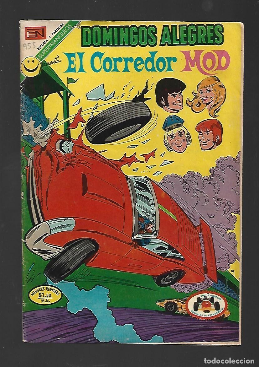 Tebeos: Domingos alegres, 955: el corredor Mod, 1972, Novaro, muy buen estado